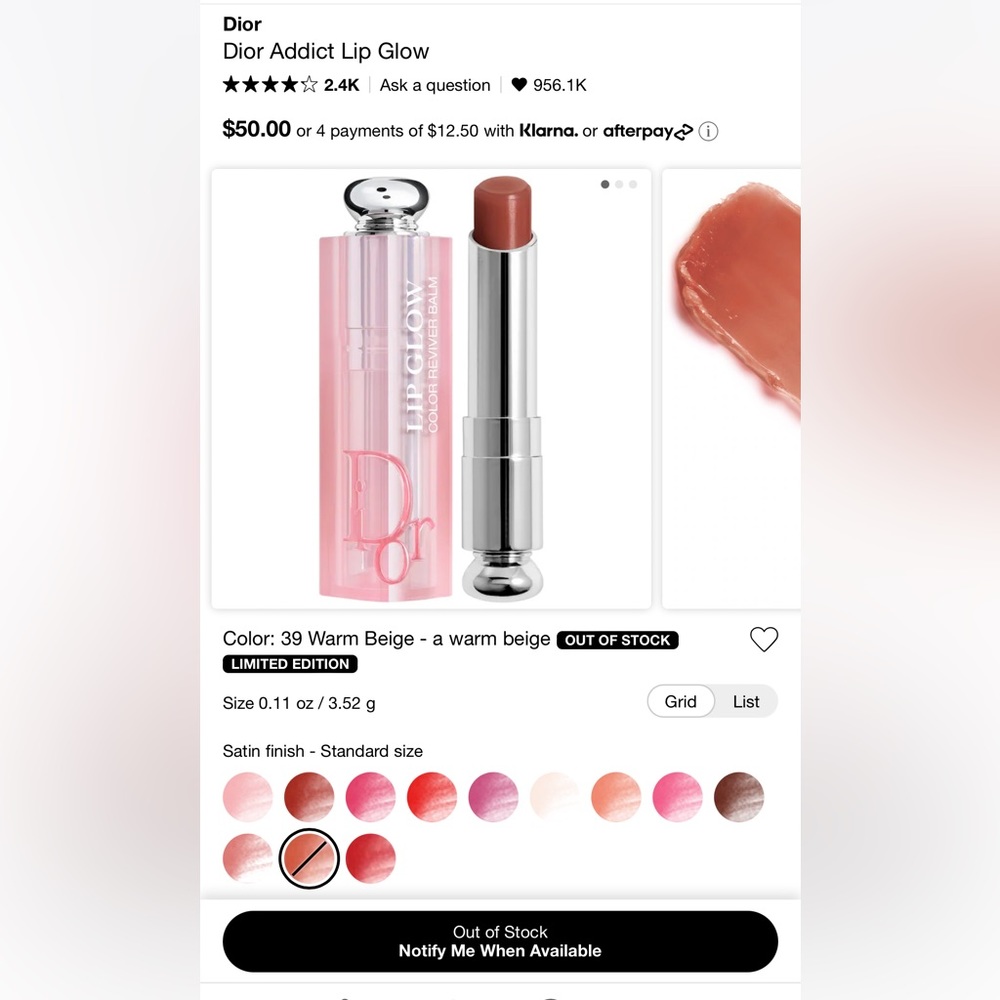 NEW Dior Addict lip glow